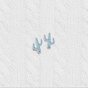 DAINTY CACTUS STUD EARRINGS